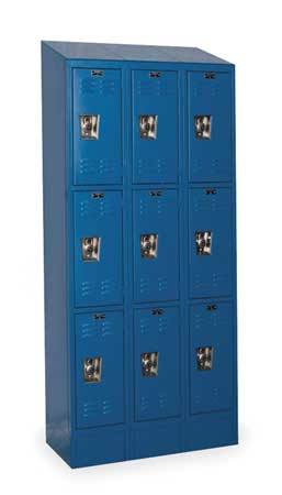 Wrdrb Lockr,lvrd,3 Wd,3 Tier,marine Blue