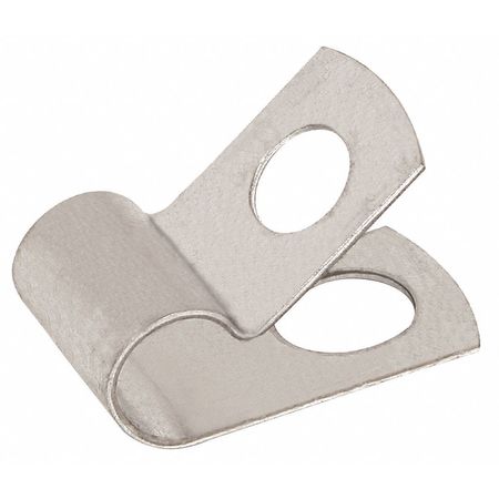 Cable Clamp,1/4" Dia.,3/4" W,pk50 (2 Uni