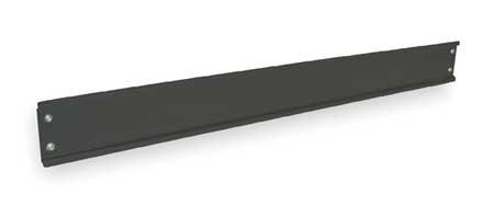 Bin Rail,60 W X 1/1/2002 D X 5 H,black (