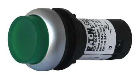 Illuminated Push Button,22mm,green (1 Un