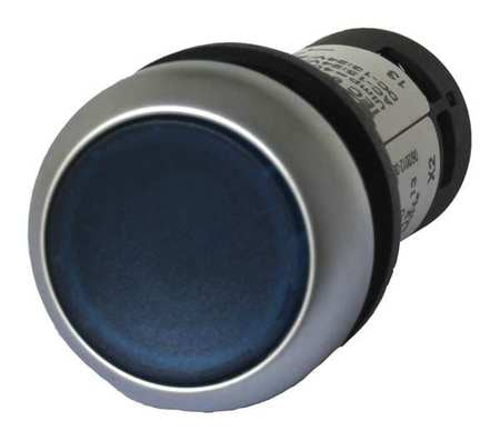 Illuminated Push Button,22mm,blue (1 Uni