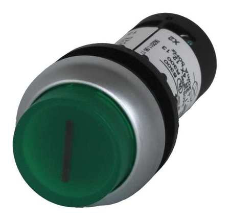 Illuminated Push Button,22mm,green (1 Un