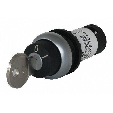 Non-illum Selector Switch,silver,22mm,2p