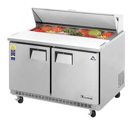 Refrigerated Prep Table,11.8cu Ft.,ss (1