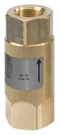 Water Check Valve,1/4 In.,4500 Psi (1 Un