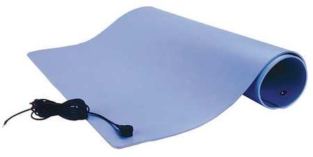 Dissipative Floor Mat,blue,2 X 3 Ft. (1