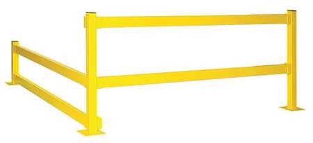 Inline Post,11 Ga. Steel,lift-out,yellow