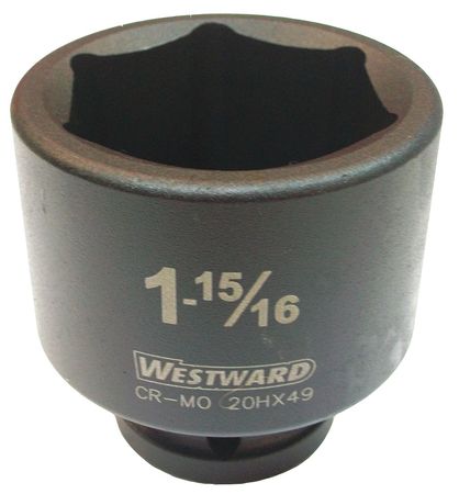 Impact Socket,std,3/4 Dr,6 Pt,1-15/16in