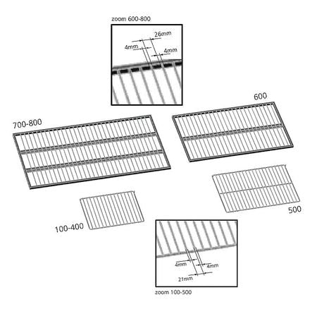 Oven,grid Shelf,400 Model Size (1 Units