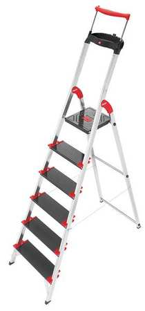 Platform Stepladder,4-11/64 Ft,al,330 Lb