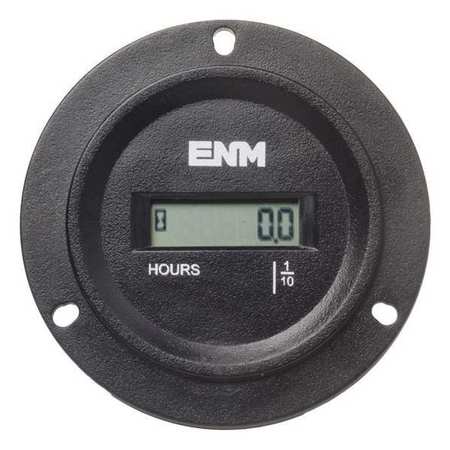 Hour Meter, 3-hole Round, Lcd (1 Units I