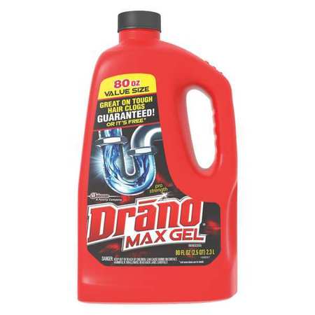 Drain Opener,80 Oz.,bottle,pk6 (1 Units