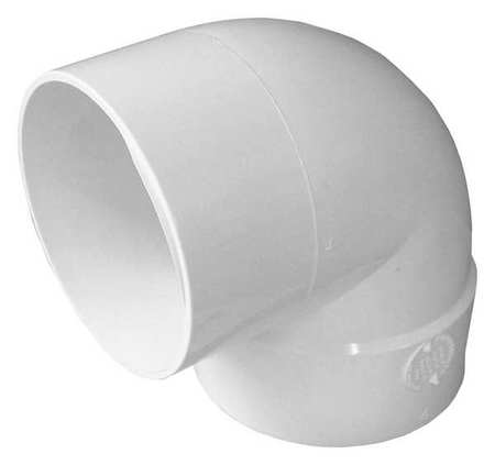 Short Turn Street Elbow,4 In,90 Deg ,pvc