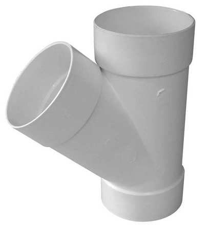 Wye, Pvc, 4in., Hub (1 Units In Ea)