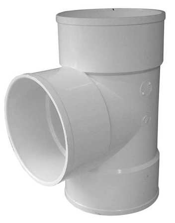 Bull Nose Tee, Pvc, 6in., Hub (1 Units I