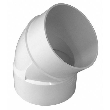 Street Elbow, 45 Degrees,pvc, 4in. (1 Un