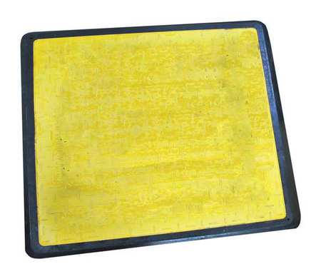 Pedestrian Trench Cover,plastic,yellow (