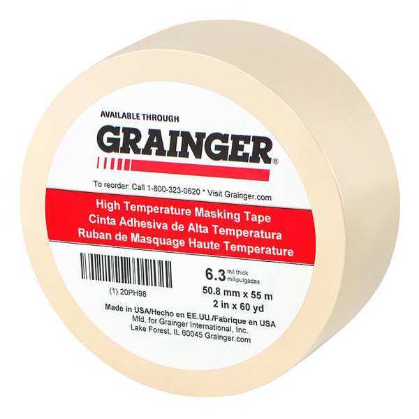 Masking Tape, Natural, 2In x 60 yd.
