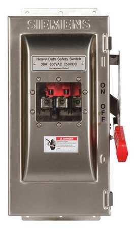 Safety Switch,600vac,3pst,30 Amps Ac (1