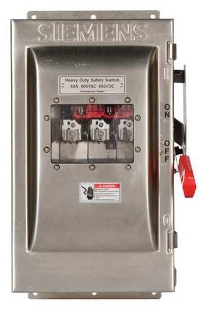 Safety Switch,600vac,3pst,60 Amps Ac (1