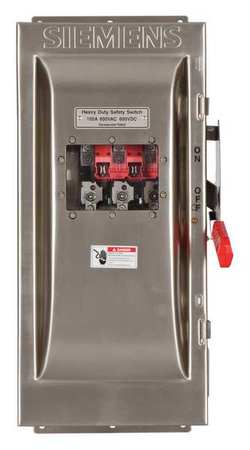 Safety Switch,600vac,3pst,100 Amps Ac (1