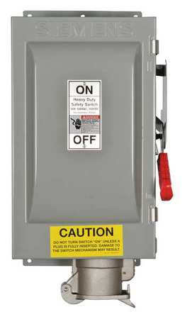 Safety Switch,600vac,3pst,60 Amps Ac (1