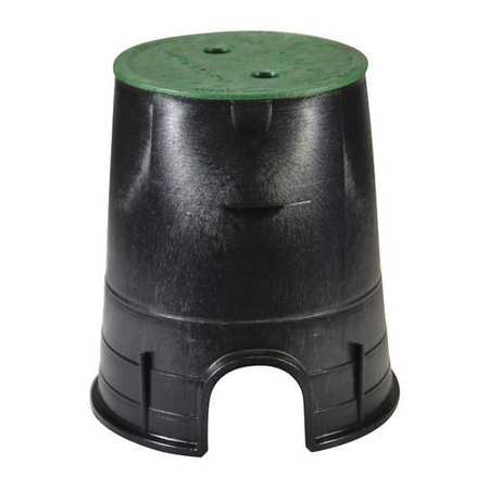 Valve Box,round,9in.hx8-3/8in.w,6-1/2in.