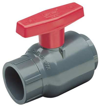 Compact Ball Valve,pvc,inline,1/2" (1 Un