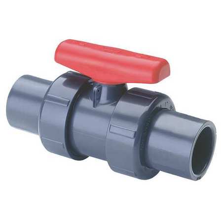 Retrofit Ball Valve,pvc,1/2 In,fkm (1 Un