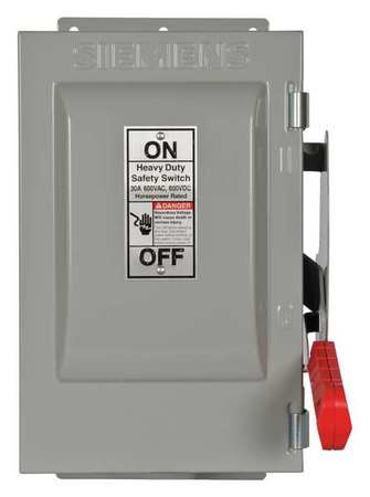 Safety Switch,600vac,2pst,30 Amps Ac (1