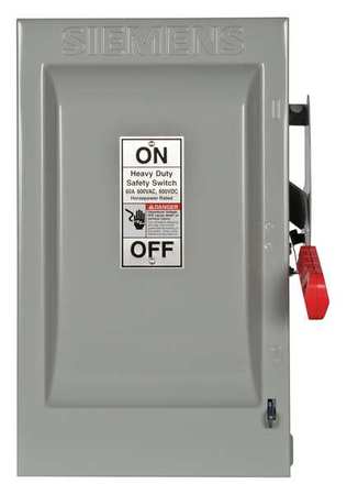 Safety Switch,600vac,3pst,60 Amps Ac (1