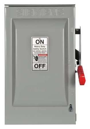 Safety Switch,600vac,3pst,60 Amps Ac (1