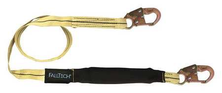 Shock Absorbing Lanyard,6 Ft.,310 Lb. (1