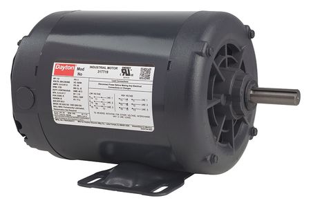 Mtr,3 Ph,1/2hp,1140,230/4600,eff 75.3 (1