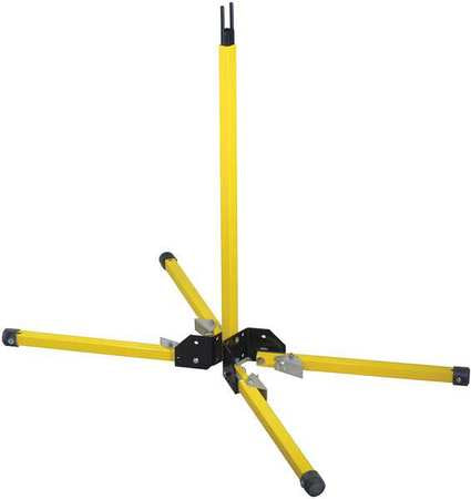 Receiver Post,41-1/2in H,yellow Aluminum