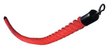 Barrier Rope,1-1/2 In X 6 Ft,red (1 Unit