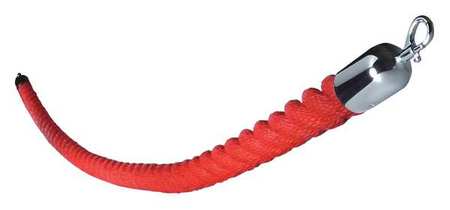 Barrier Rope,1-1/2 In X 6 Ft,red (1 Unit