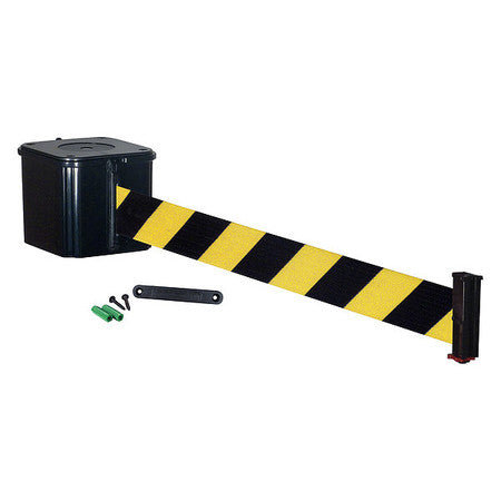 Wall Barrier, 15ft Black/yellow Belt (1