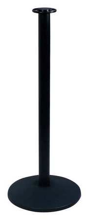 Flat Top Rope Post,black Aluminum (1 Uni