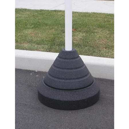 Sign Base,rubber,black (1 Units In Ea)