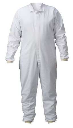 Lab Coverall,chest Sz 32,30x32,white (1