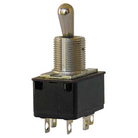 Toggle Switch,dpdt,10a @ 250v,quikconnct