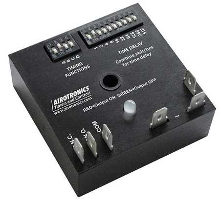 Encapsulated Timing Relay,12vdc,10a (1 U