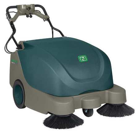 Battery Powered Sweeper,walk Behind,35in