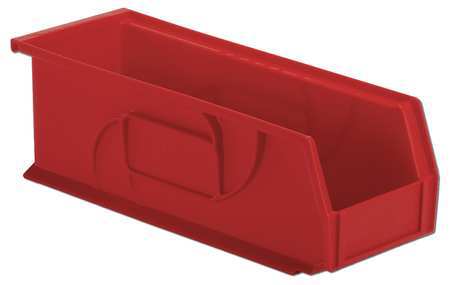 Hang/stack Bin,5hx5-1/2wx14-3/4d,red (1