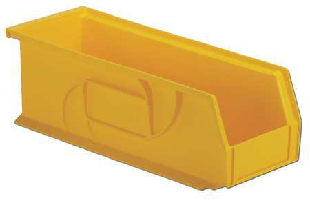 Hang/stack Bin,5hx5-1/2wx14-3/4d,yellow