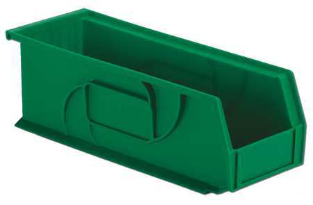 Hang/stack Bin,5hx5-1/2wx14-3/4d,green (