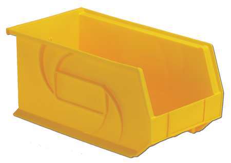 Hang And Stack Bin,14-3/4 In L,yellow (1