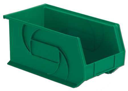 Hang/stack Bin,7hx8-1/4wx14-3/4d,green (