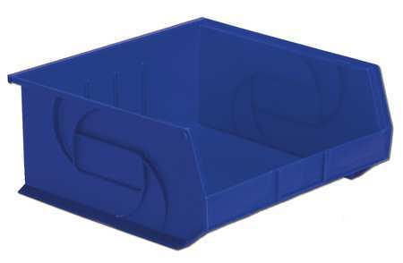 Hang And Stack Bin,14-3/4 In L,blue (1 U